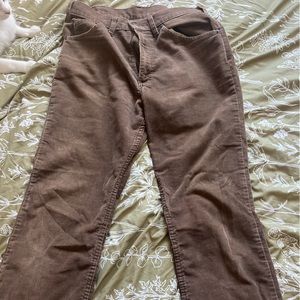 Brown corduroy Levi’s